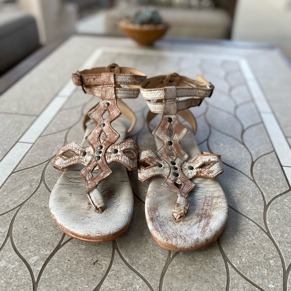 Bed Stu Cobbler Series Gladiator Sandals EUC